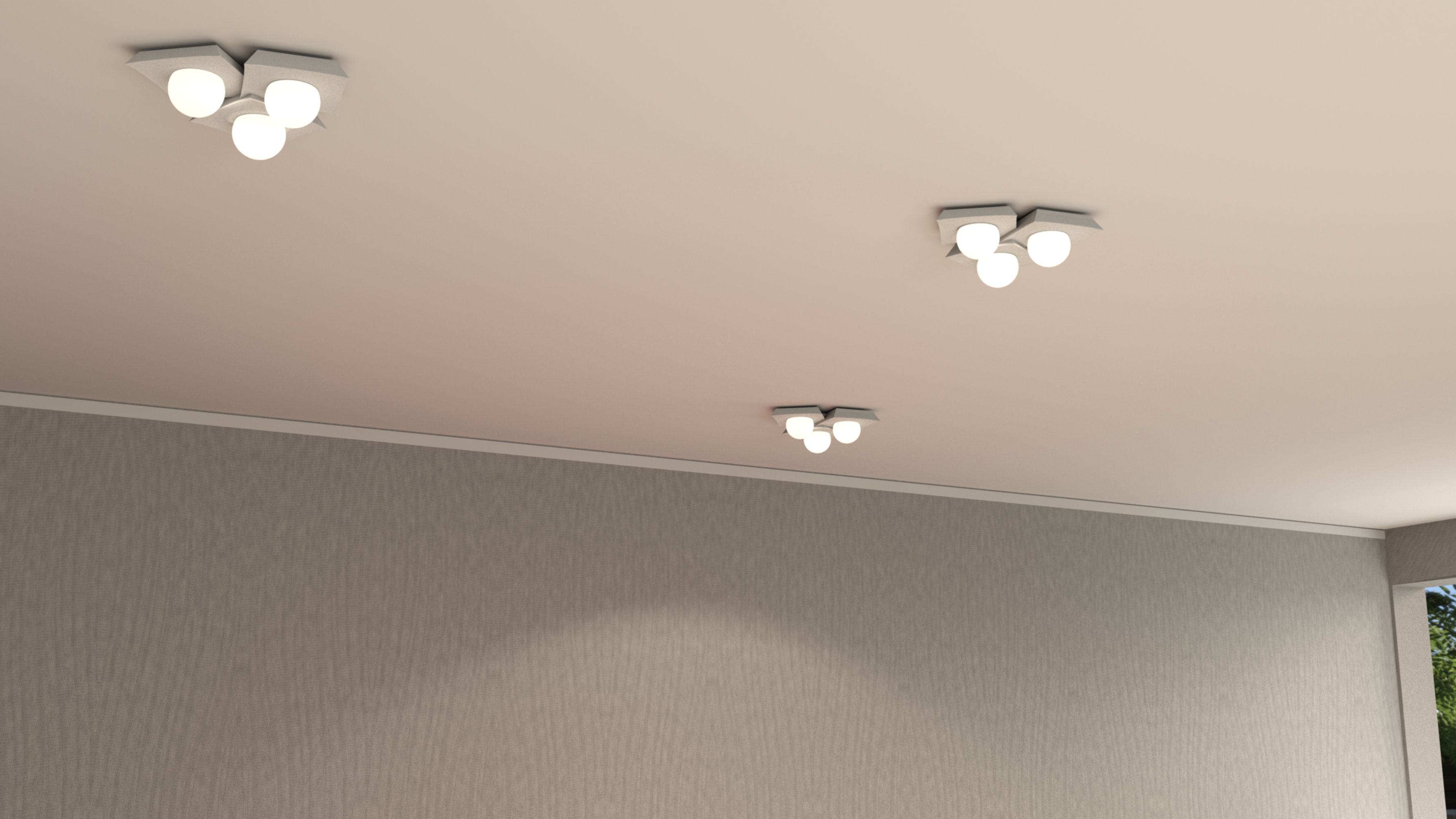 Plafone in gesso da soffitto PLAP30