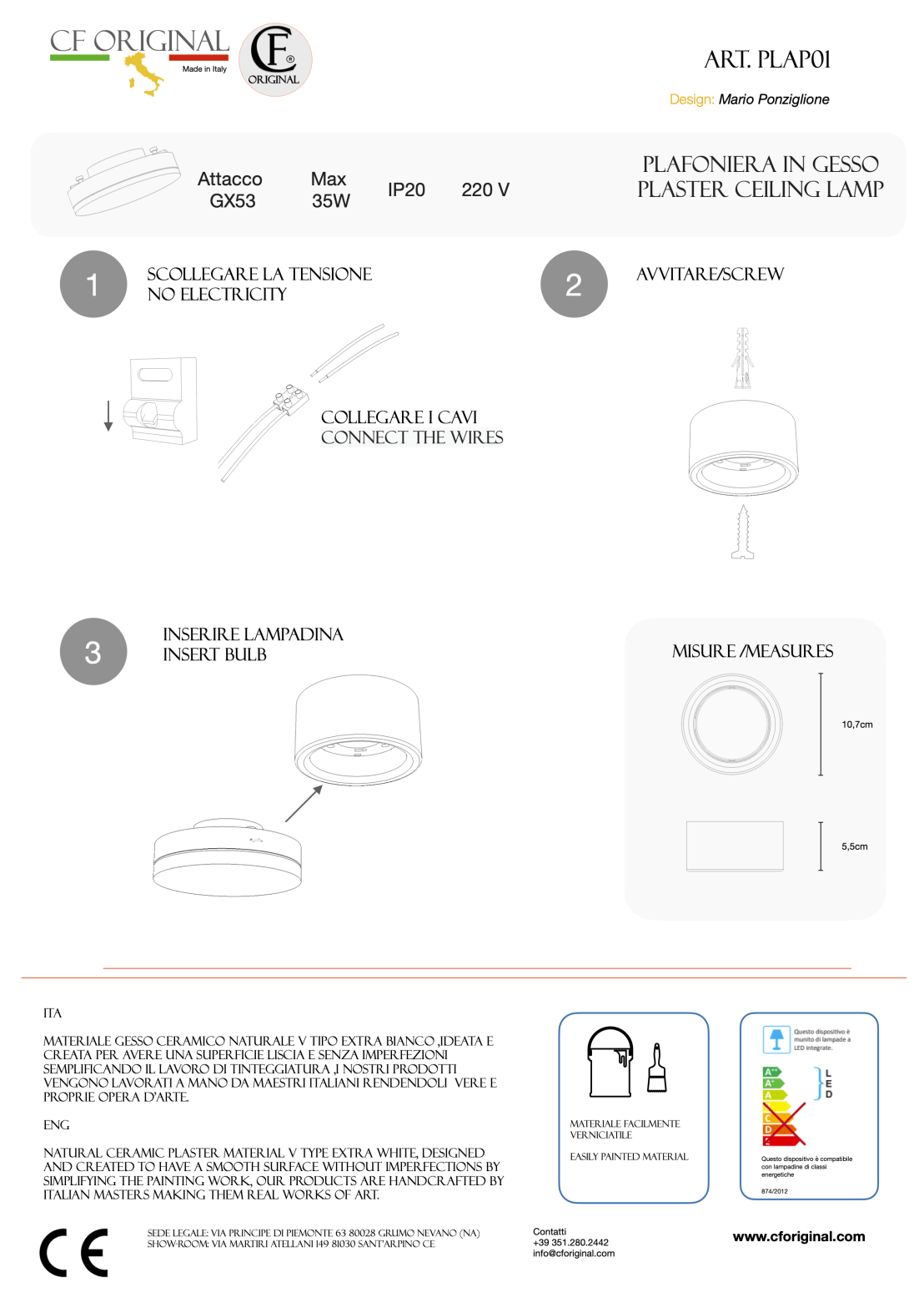 Foglio illustrativo Plap01