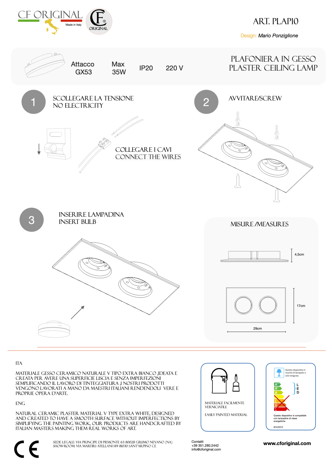 Foglio illustrativo Plap10