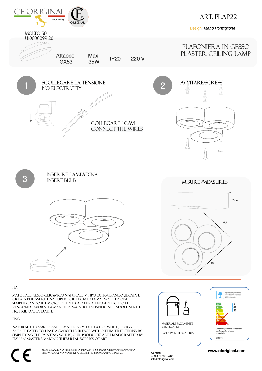 Foglio illustrativo Plap22