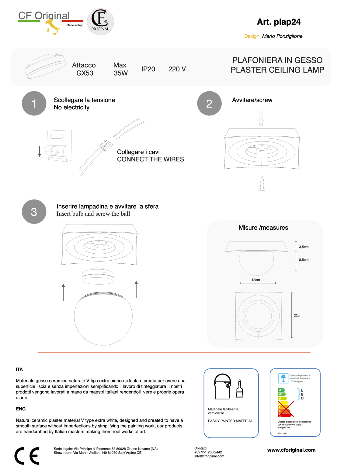 Foglio illustrativo Plap24