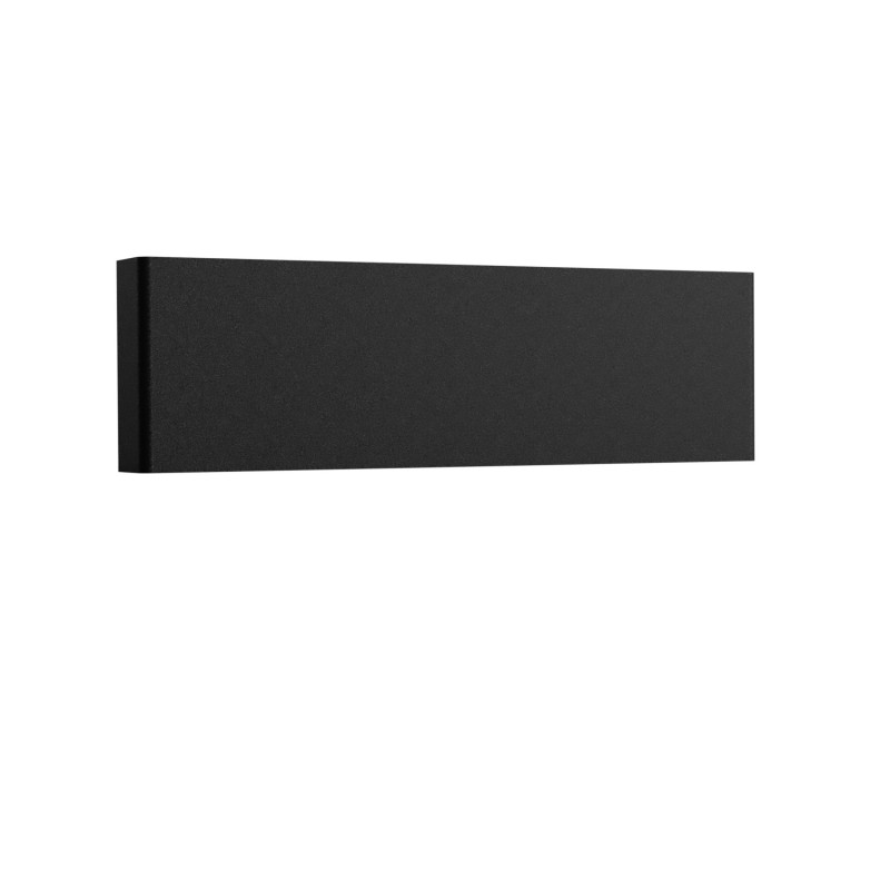 LAMPADA A PARETE IN METALLO NERO 12W 1440LM CCT  IP65 31X9X3CM