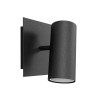 APPLIQUE SPOT IN METALLO ORIENTABILE NERO 12X15CM X 1 GU10