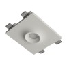 PORTAFARETTO DA INCASSO IN GESSO CERAMICO X 1 GU10 FORO 22X22 PROFONDITA' 7CM
