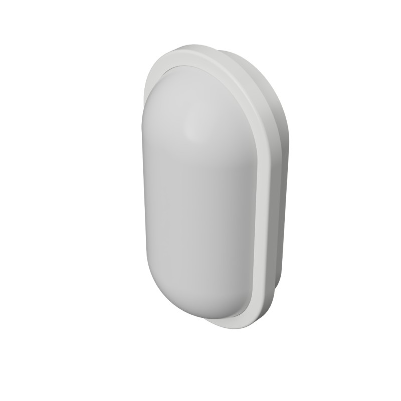 Palio ovale 20w PLAFONIERA IN TERMOPLASTICA OVALE  IP65 20W 2500 LUMEN BIANCA 27X14,5CM 3*CCT
