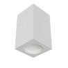 CUBO DA SOFFITTO IN GESSO CERAMICO 7X7XH8
