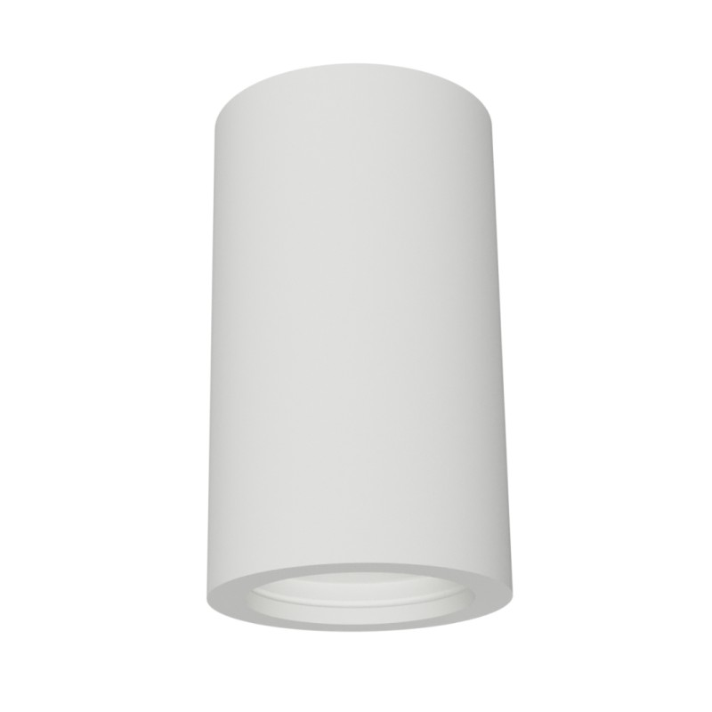 TUBO DA SOFFITTO IN GESSO CERAMICO 7X7XH12