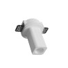 CUBO DA INCASSO IN GESSO CERAMICO DRITTO X 1 MINI GU10