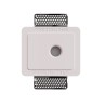 SEGNAPASSI DA INCASSO IN GESSO CERAMICO CON CHIP LED BRIDGELUX 3W  13,7X11,5 P 4,5CM