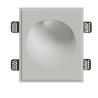 SEGNAPASSI DA INCASSO IN GESSO CERAMICO X 1 GU10 FORO 25X21 PROFONDITA' 8,5CM