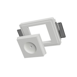 COPPETTA PER PENDENTI DA INCASSO  IN GESSO CERAMICO DALLA FORMA CIRCOLARE 10X11 H7,5 COMPLETO DI BASE