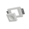 COPPETTA PER PENDENTI DA INCASSO  IN GESSO CERAMICO DALLA FORMA CIRCOLARE 10X11 H7,5 COMPLETO DI BASE