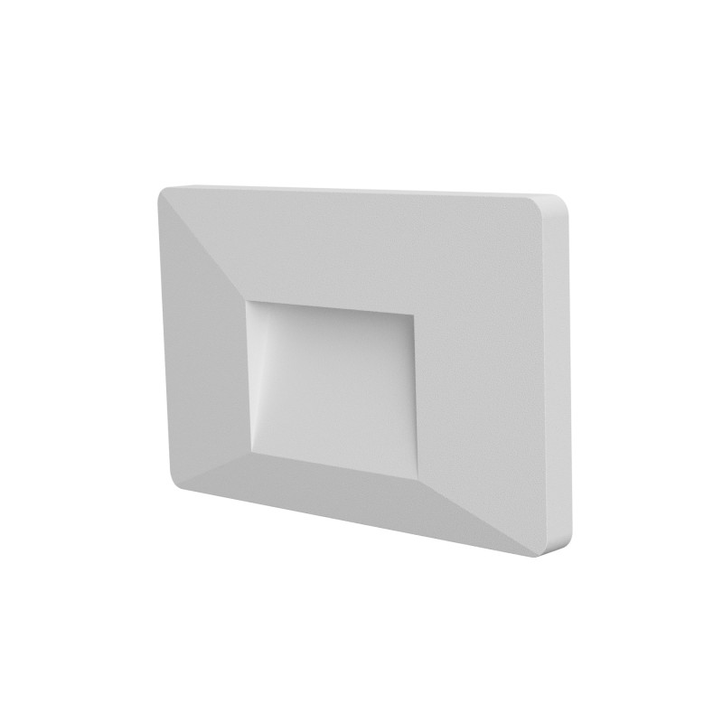 SEGNAPASSI IN POLICARBONATO BIANCO PER 503 IP65 240LM 2W CRI80 ALIMENTATORE INTEGRATO 4000K
