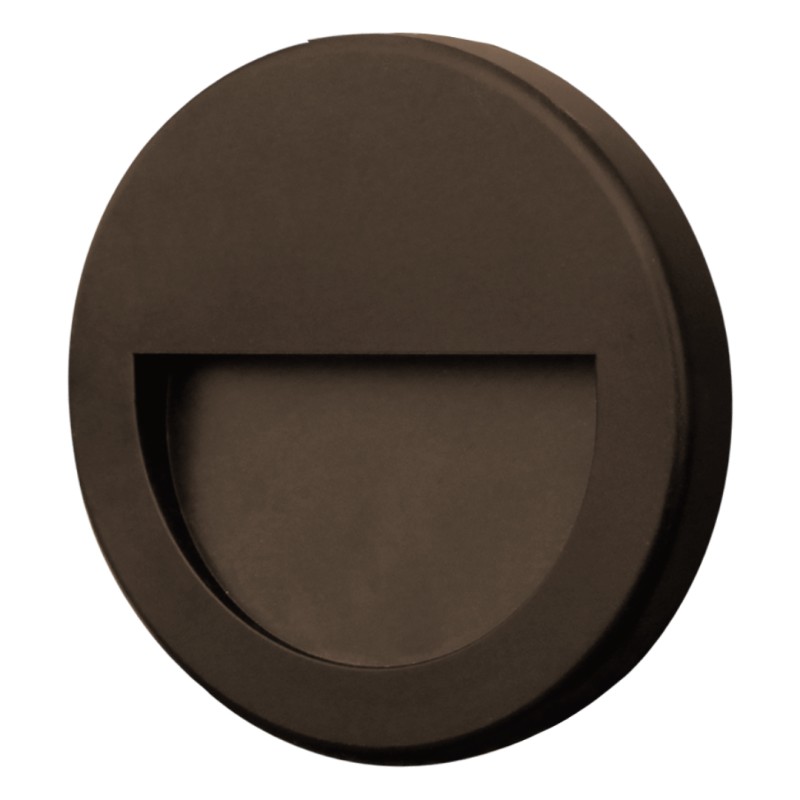 SEGNAPASSI IN POLICARBONATO ROTONDA CORTEN PER 503 IP65 320LM 3W CRI80 ALIMENTATORE INTEGRATO 3000K