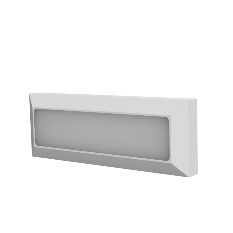 SEGNAPASSI IN POLICARBONATO BIANCO  PER 506 IP65 5W CRI80 425LM CCT
