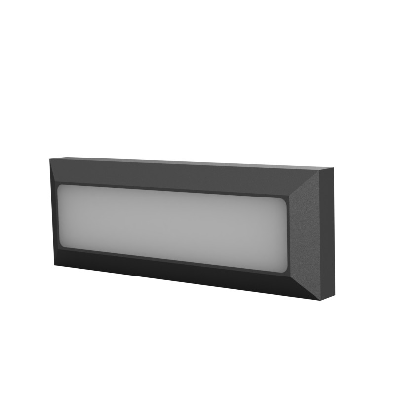 SEGNAPASSI IN POLICARBONATO GRIGIO  PER 506 IP65 5W CRI80 425LM CCT