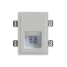 SEGNAPASSI DA INCASSO IN GESSO CERAMICO COMPLETO DI PORTA LAMPADA G9 18X25,5 P 10CM