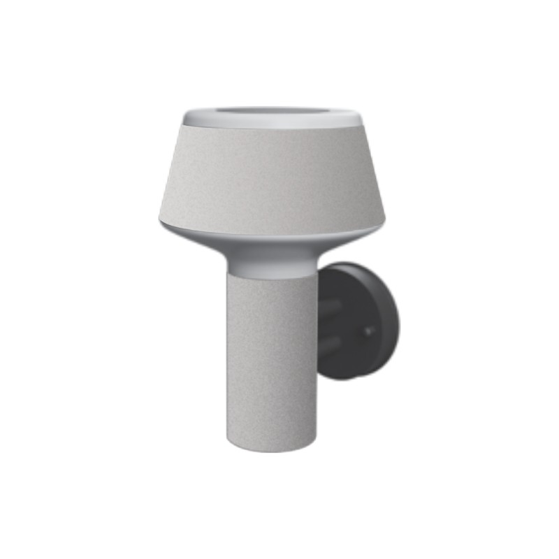 APPLIQUE DA ESTERNO IP54 IN ALLUMINIO E ACRILICO PER 1 E27  BIANCO 16X21