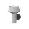 APPLIQUE DA ESTERNO IP54 IN ALLUMINIO E ACRILICO PER 1 E27  BIANCO 16X21