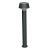 PALO DA ESTERNO IP54 IN ALLUMNIO E ACRILICO PER 1 E27 ANTRACITE 16X70CM