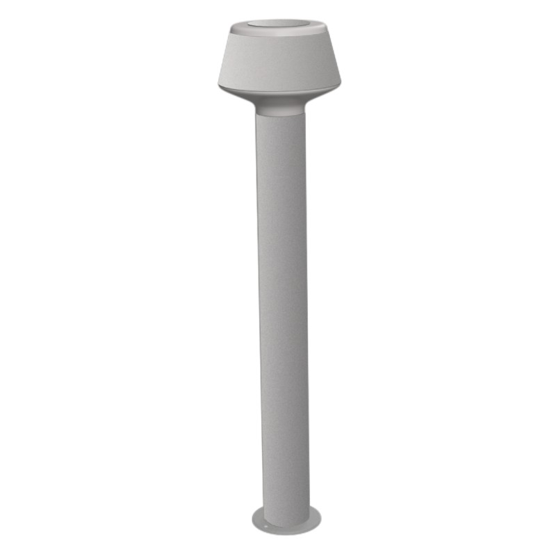PALO DA ESTERNO IP54 IN ALLUMINIO PER 1 E27 BIANCO 16X70CM