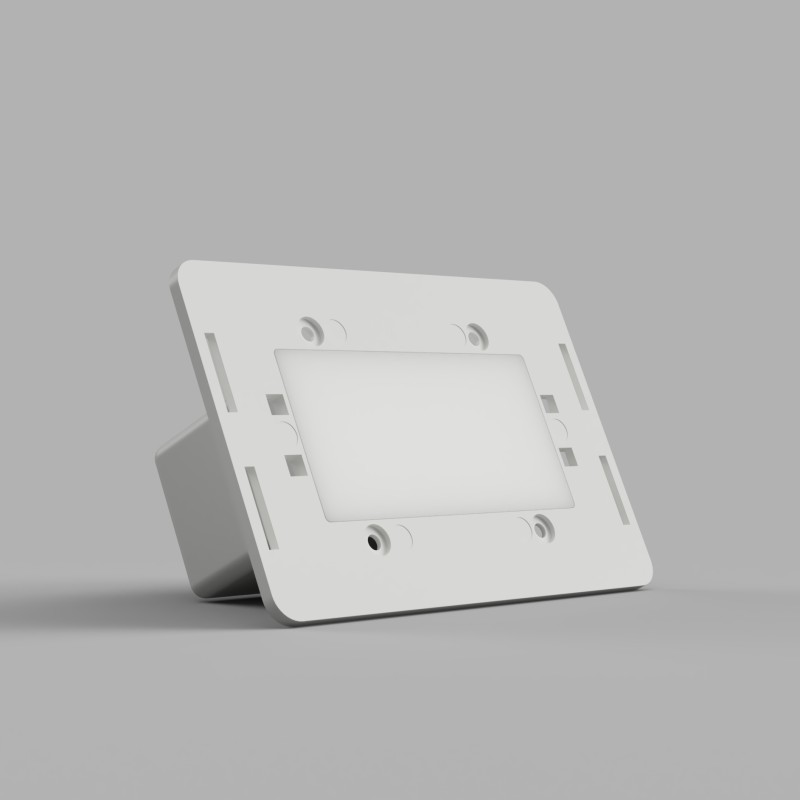 SEGNAPASSO PER 503 CON PLACCHETTA IN METALLO INTERCAMBIABILE BIANCA E NICHEL   IP65  CCT 3W 350LUMEN 10,7X6,7CM