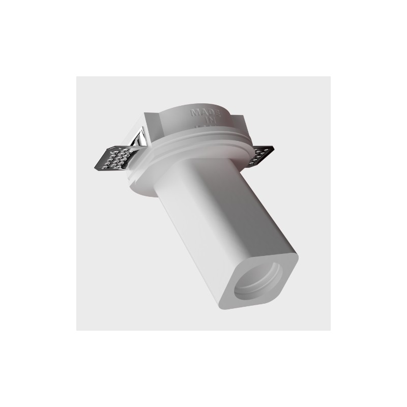 CUBO DA INCASSO IN GESSO CERAMICO OBLIQUO X 1 MINIGU10
