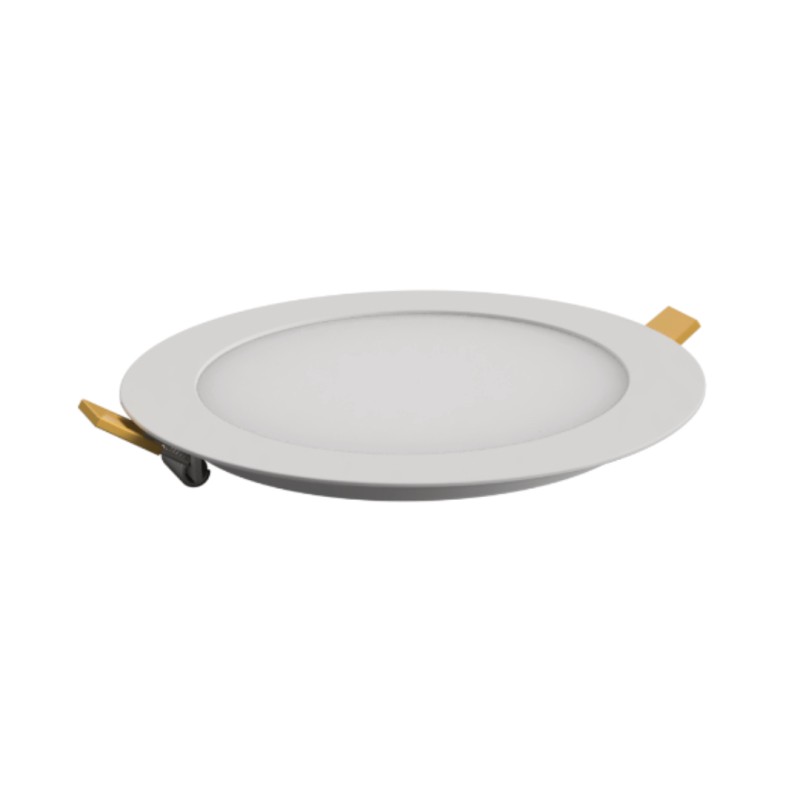 PANNELLO LED SLIM  ROTONDO BIANCO CCT 12 W 1200LM DIAMETRO 17 COMPLETO DI DRIVER