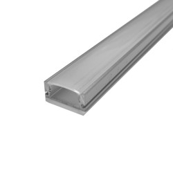 DISSIPATORE IN ALLUMINIO 2MT COMPLETO DI COVER