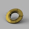 PORTAFARETTO  ORIENTABILE IN METALLO PER 1 GU10 DIAMETRO 90MM ORO