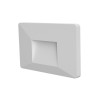 SEGNAPASSI IN POLICARBONATO BIANCO PER 503 IP65 240LM 2W CRI80 ALIMENTATORE INTEGRATO 3000K