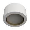 TUB-O PLAFONE IN GESSO CERAMICO CON GHIERA ORO ROTONDO DIAMETRO 11H5,5
