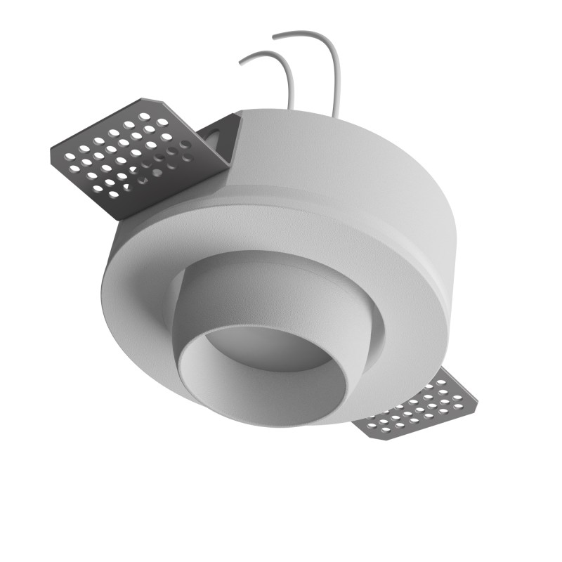 Rotolight bia - spot orientabile in metallo bianco ip20 x una gu10