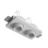 Rotolighr 2 Bia - SPOT ORIENTABILE IN METALLO BIANCO IP20 X 2 GU10