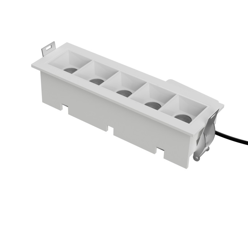Mantova 5 bianco - FARETTO LED INTEGRATO IN ALLUMINIO BIANCO 10W CCT IP20