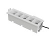 Mantova 5 bianco - FARETTO LED INTEGRATO IN ALLUMINIO BIANCO 10W CCT IP20
