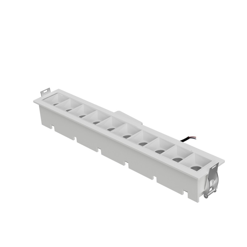 Manova 10 Bianco - FARETTO LED INTEGRATO IN ALLUMINIO BIANCO 20W CCT IP20