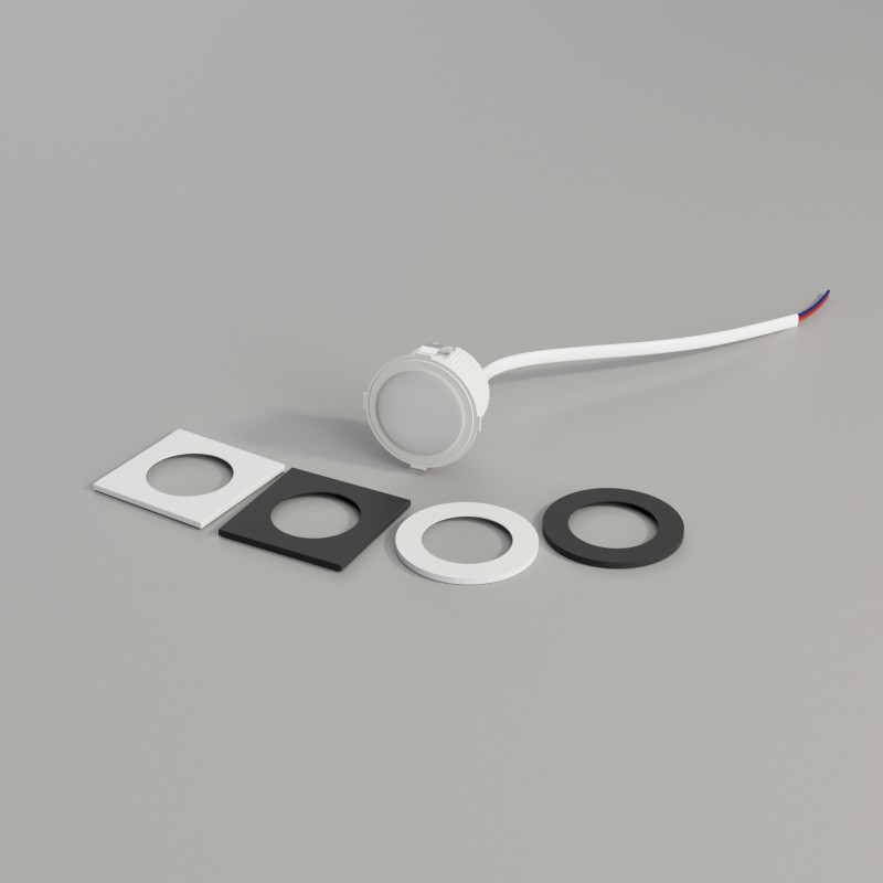 Lord - FARETTO DA INCASSO LED INTEGRATO 3W CCT IP65 4 PLACCHE INCLUSE