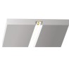 ALLOGGIO LED IN CARTONGESSO DA 13MM DA 2MT COMPLETO DI COVER P1
