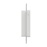 PORTAFARETTO QUADRATO SLIM IN GESSO X1 GU10 CON ALETTE FISSE9,5cm x 9,5cm PROFONDITA' 8,5 cod. 040