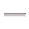 PORTAFARETTO DOPPIO IN GESSO X2 GU10 ALETTE FISSE17,5cm x9,5cm PROFONDITA' 8cm