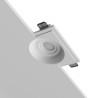 PORTAFARETTO DA INCASSO IN GESSO CERAMICO X 1 GU10 VORTICE FORO 20X20 OROFONDITA' 10CM