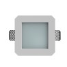 PORTAFARETTO DA INCASSO IN GESSO CERAMICO X 1 GU10 FORO 15X15 PROFONDITA' 11CM COMPLETO DI DIFFUSORE