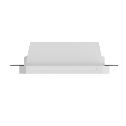PORTAFARETTO DA INCASSO IN GESSO CERAMICO X 1 GU10 FORO 15X15 PROFONDITA' 11CM COMPLETO DI DIFFUSORE