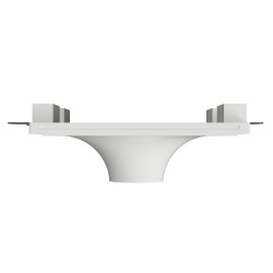 PORTAFARETTO DA INCASSO IN GESSO CERAMICO VULACNO PX 1 GU10 FORO 22X22 PROFONDITA' 3CM