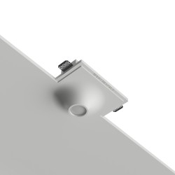 PORTAFARETTO DA INCASSO IN GESSO CERAMICO VULACNO PX 1 GU10 FORO 22X22 PROFONDITA' 3CM