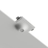 PORTAFARETTO DA INCASSO IN GESSO CERAMICO VULACNO PX 1 GU10 FORO 22X22 PROFONDITA' 3CM