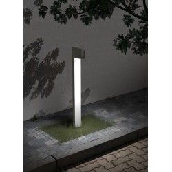 PALO DA ESTERNO  IN  ALLUMNIO IP54 X 1 GU10 CORTEN 14X70CM