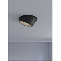 Rotolight N - spot orientabile in metallo nero opaco ip20 x una gu10