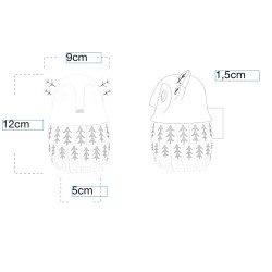 APPLIQUE IN GESSO X 1 GU10 IP20 FORMA GUFO